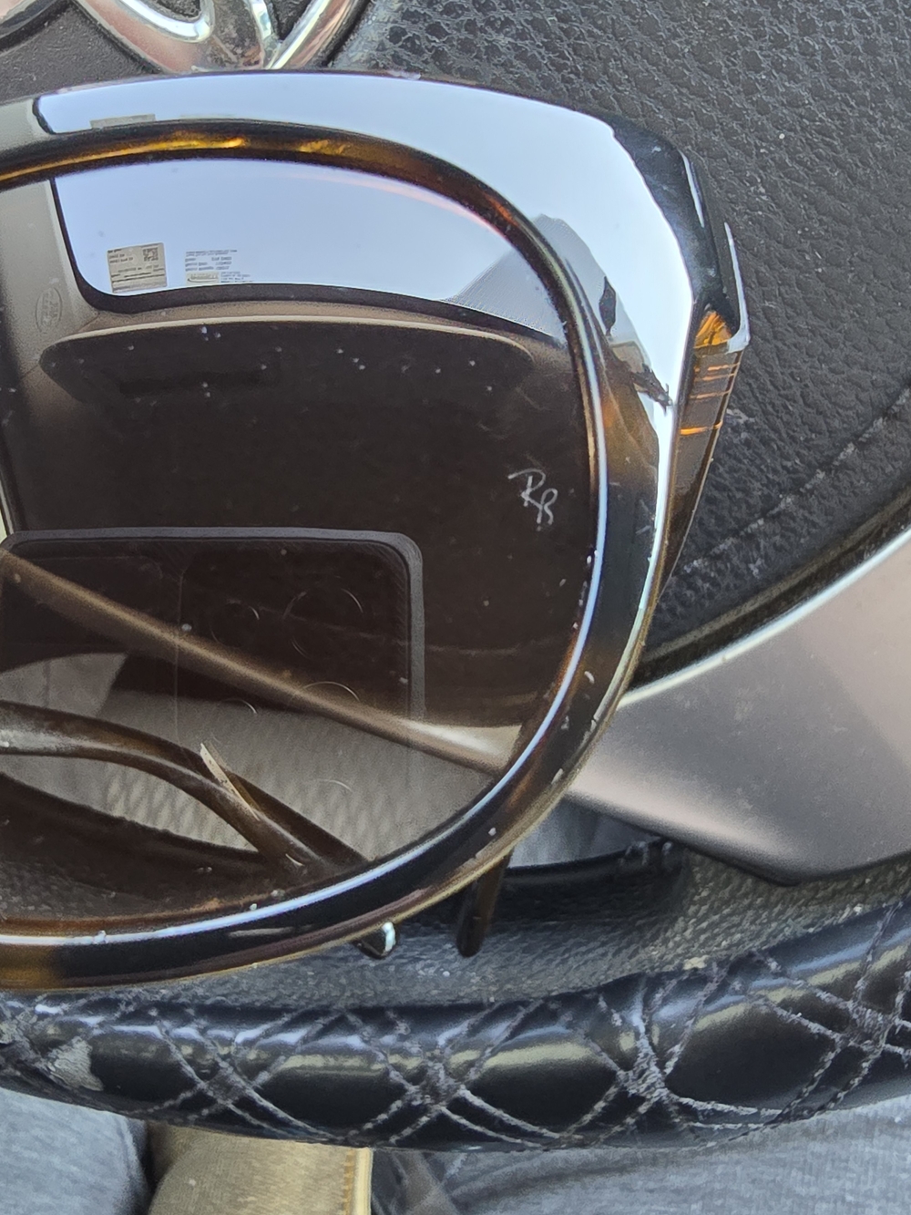 Ray-Ban Men's Tortoiseshell Sunglasses with Brown Gradient Lenses